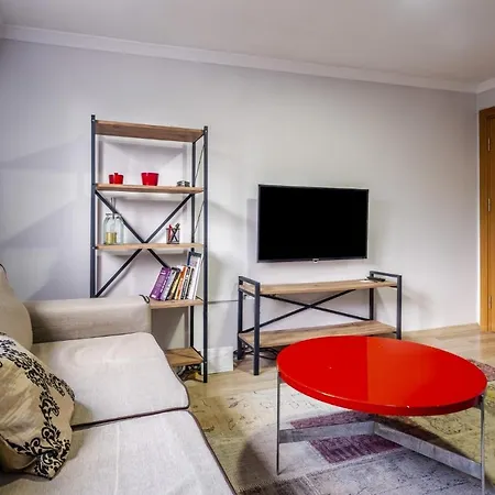 Fully Furnished Flat With Terrace In Atasehir 아파트 *